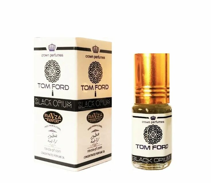 Состав масляных духов. Tom Ford Black Opium духи. Crown Perfumes Tom Ford. Равза 6 мл том Форд. Духи арабские масляные Блэк опиум.