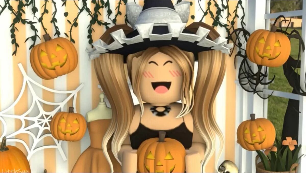 Хэллоуин в РОБЛОКСЕ. Roblox девочки Halloween. Картинки РОБЛОКС Хэллоуин. Обои РОБЛОКС Хэллоуин. Roblox halloween animation