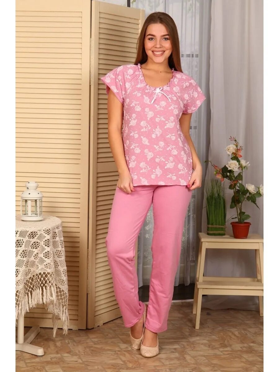 Купить пижаму женскую хлопок с брюками. Пижама. Домашний текстиль пижама. Домашний текстиль пижамы женские. Розовые домашние штаны.