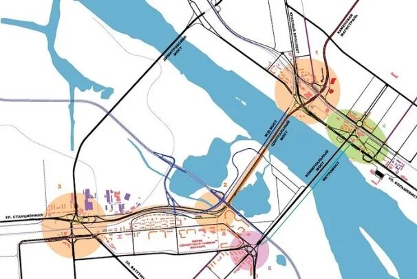 Проект площади труда новосибирск развязки