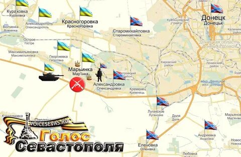 Орловка донецкая на карте