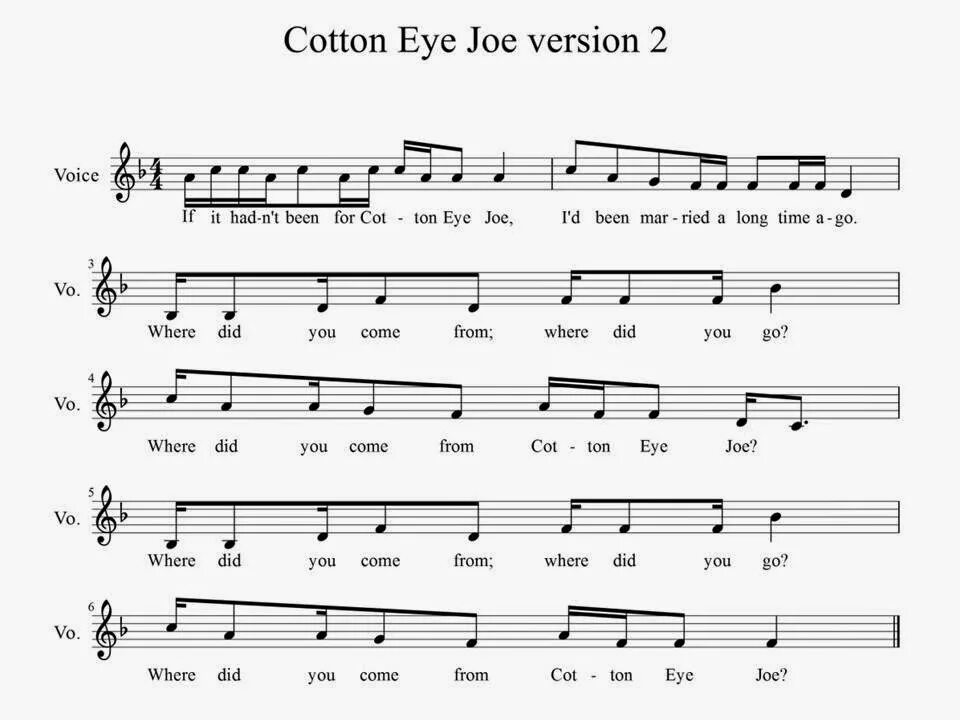 Cotton eye joy