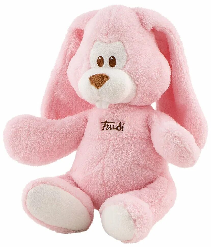 Мягкая игрушка заяц Вирджилио. Игрушки Trudi. Trudi мягкие игрушки. Мягкая игрушка розовый заяц.