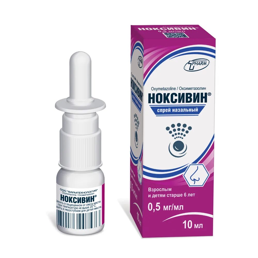 Капли на основе оксиметазолина. Капли ноксивин.
