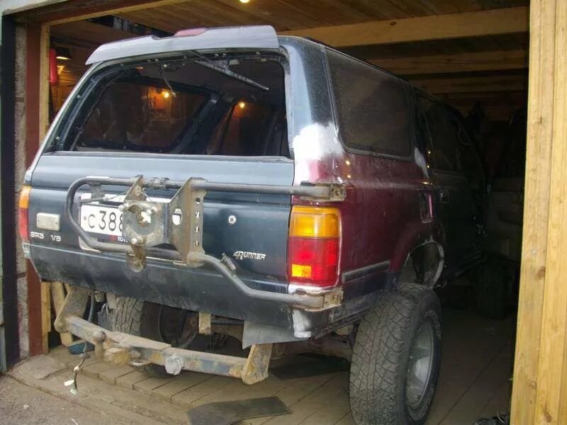 Тойота сурф 185. Toyota surf 130 пикап. Toyota hilux surf 1991. Замена рамы тойота хайлюкс сурф 130. Переварка арок сурф 130.