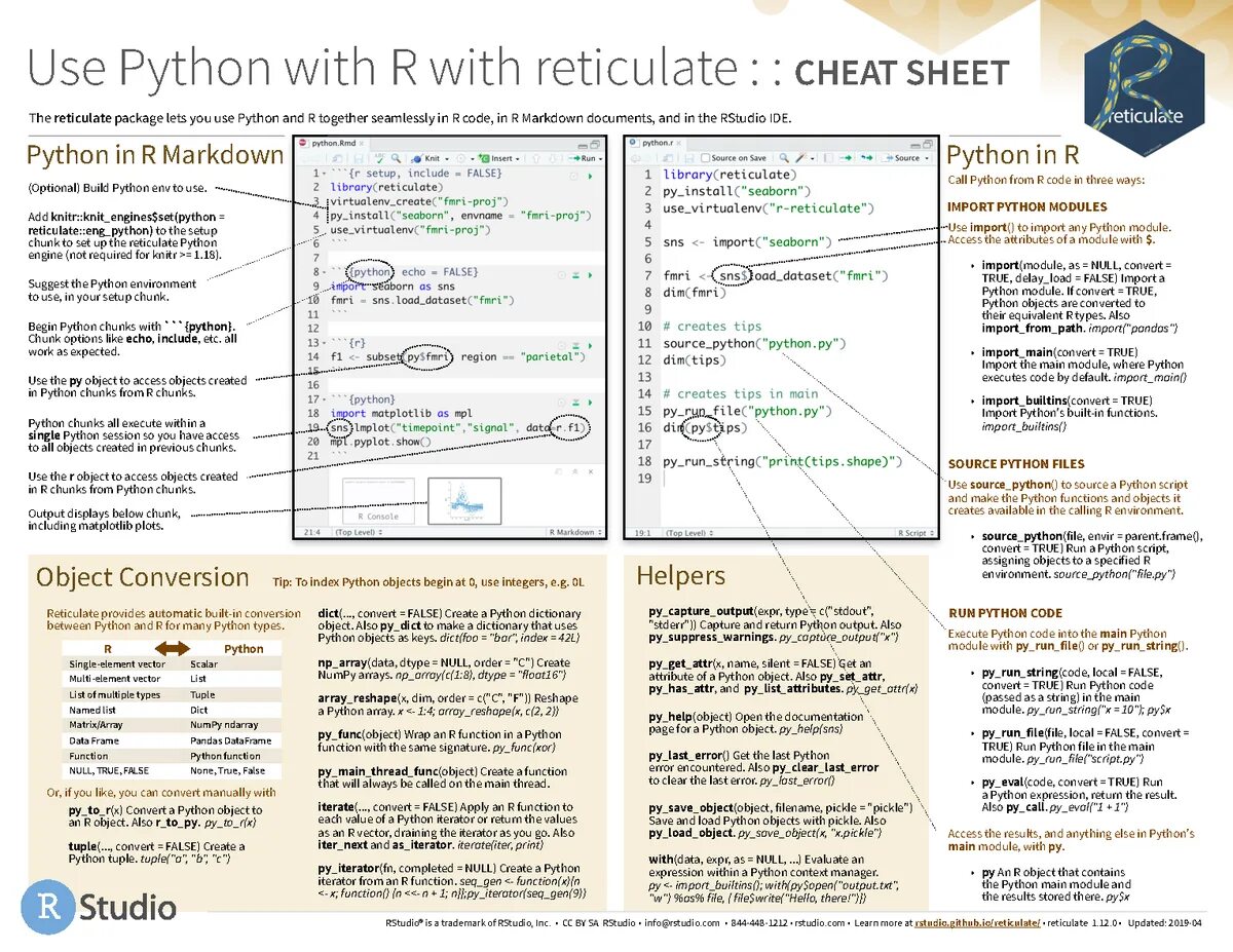 Python sheets
