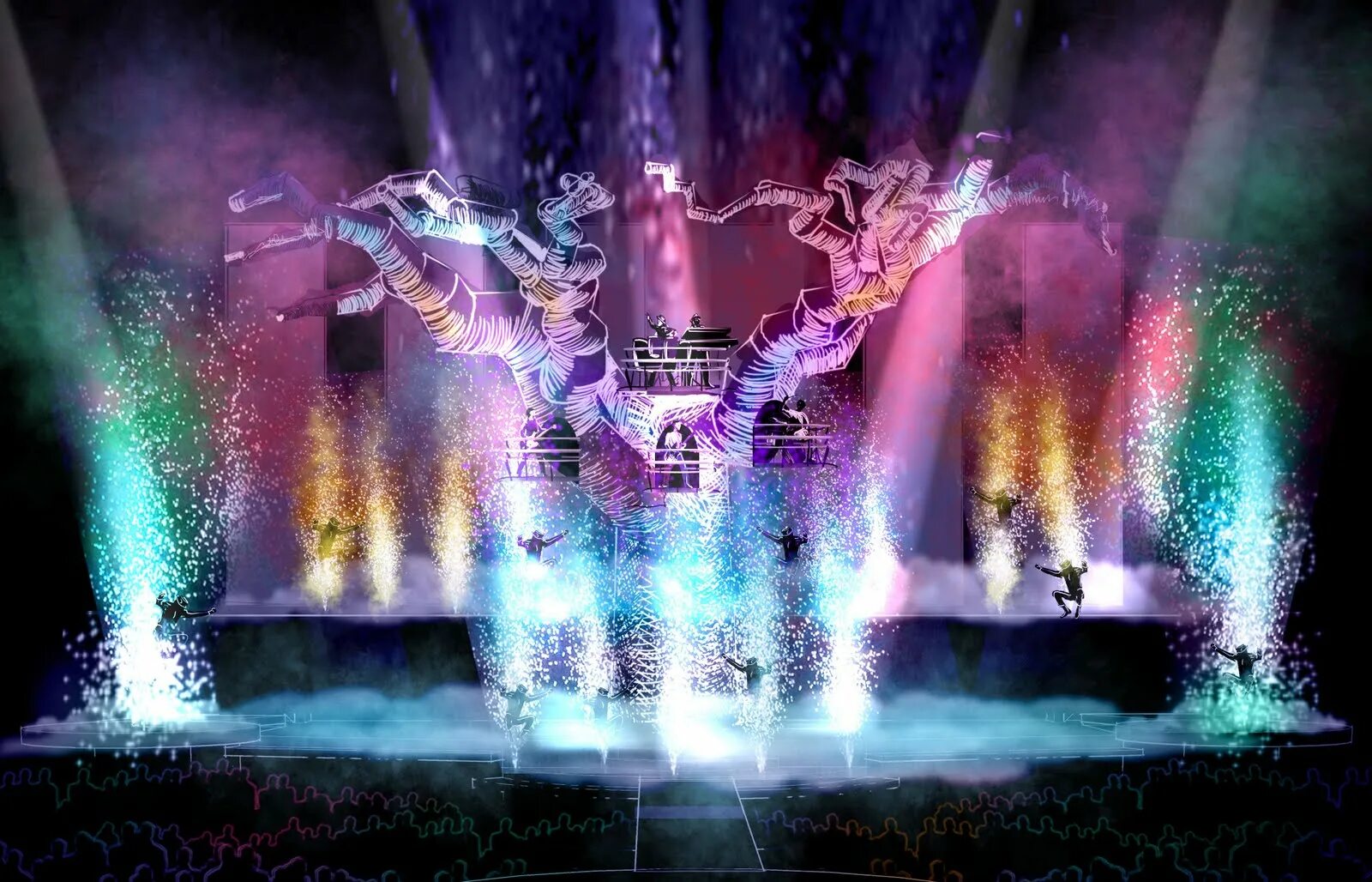 Удивительный цифровой цирк фэндом. Michael Jackson Cirque du Soleil. Цирк дю солей Immortal. Cirque du Soleil Michael Jackson: the Immortal World Tour.
