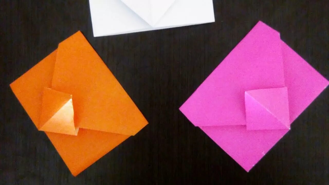 Конверт оригами. Конвертик из бумаги без клея и ножниц. Необычные конверты оригами. Красивый конверт оригами.