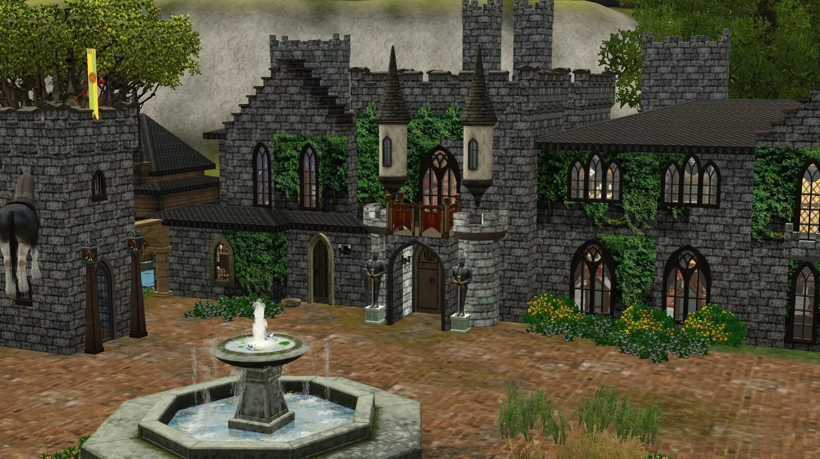 Medieval 4. The sims medieval замок.