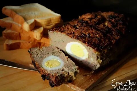Мясной хлеб с яйцом