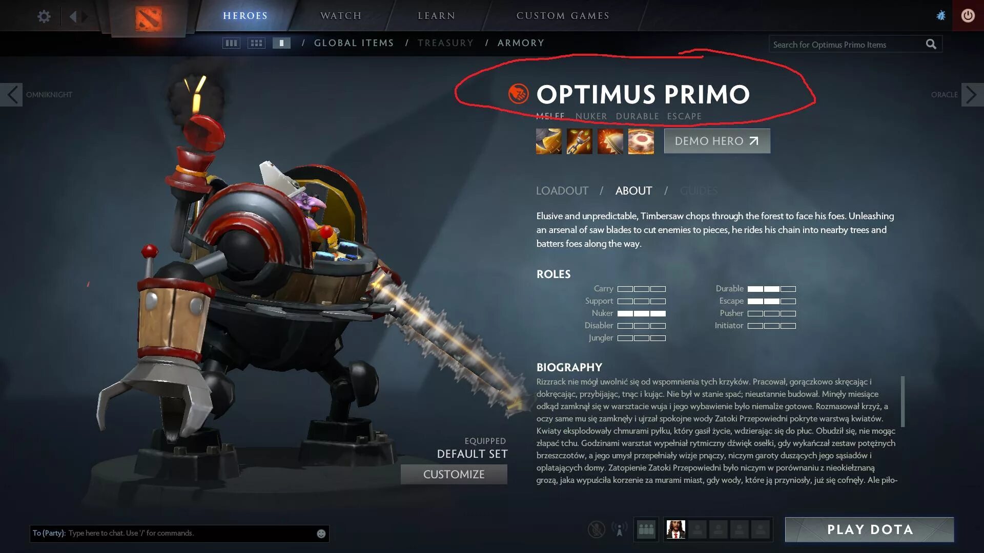 Global items