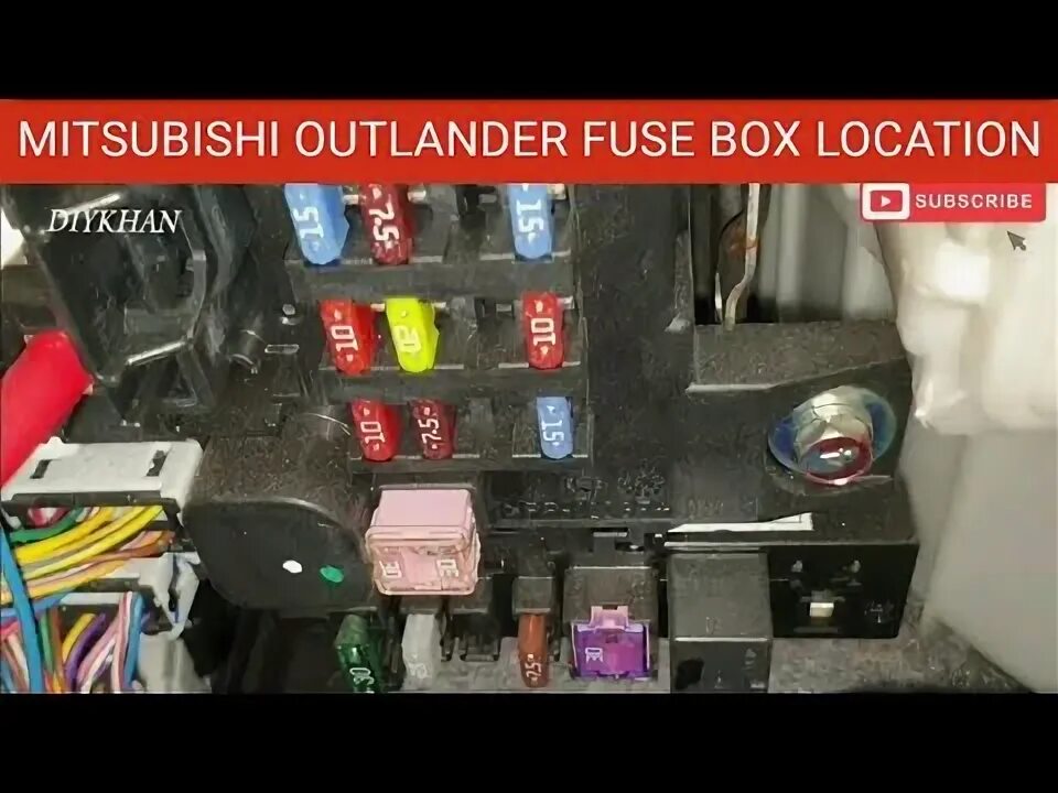 Предохранитель прикуривателя аутлендер 3 где находится Предохранители outlander xl