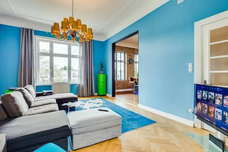 Spacious living room interior l BELLARDO interior design l Интерьер современной 