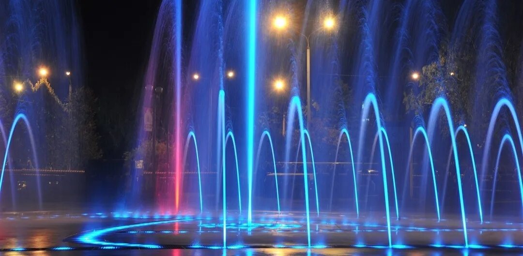 Режим работы светомузыкального фонтана