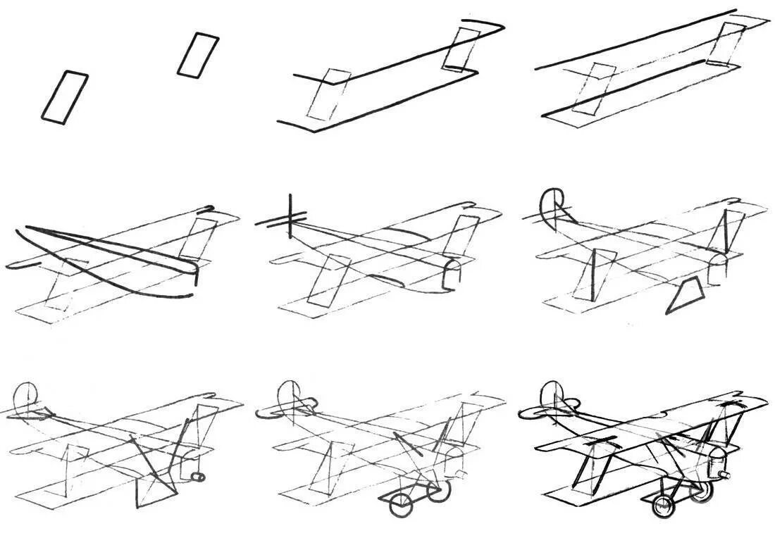Самолет карандашом легко. Рисование самолет. Рисование самолета пошагово. Самолет карандашом. Самолёт рисунок карандашом.