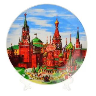 Тарелки с городами