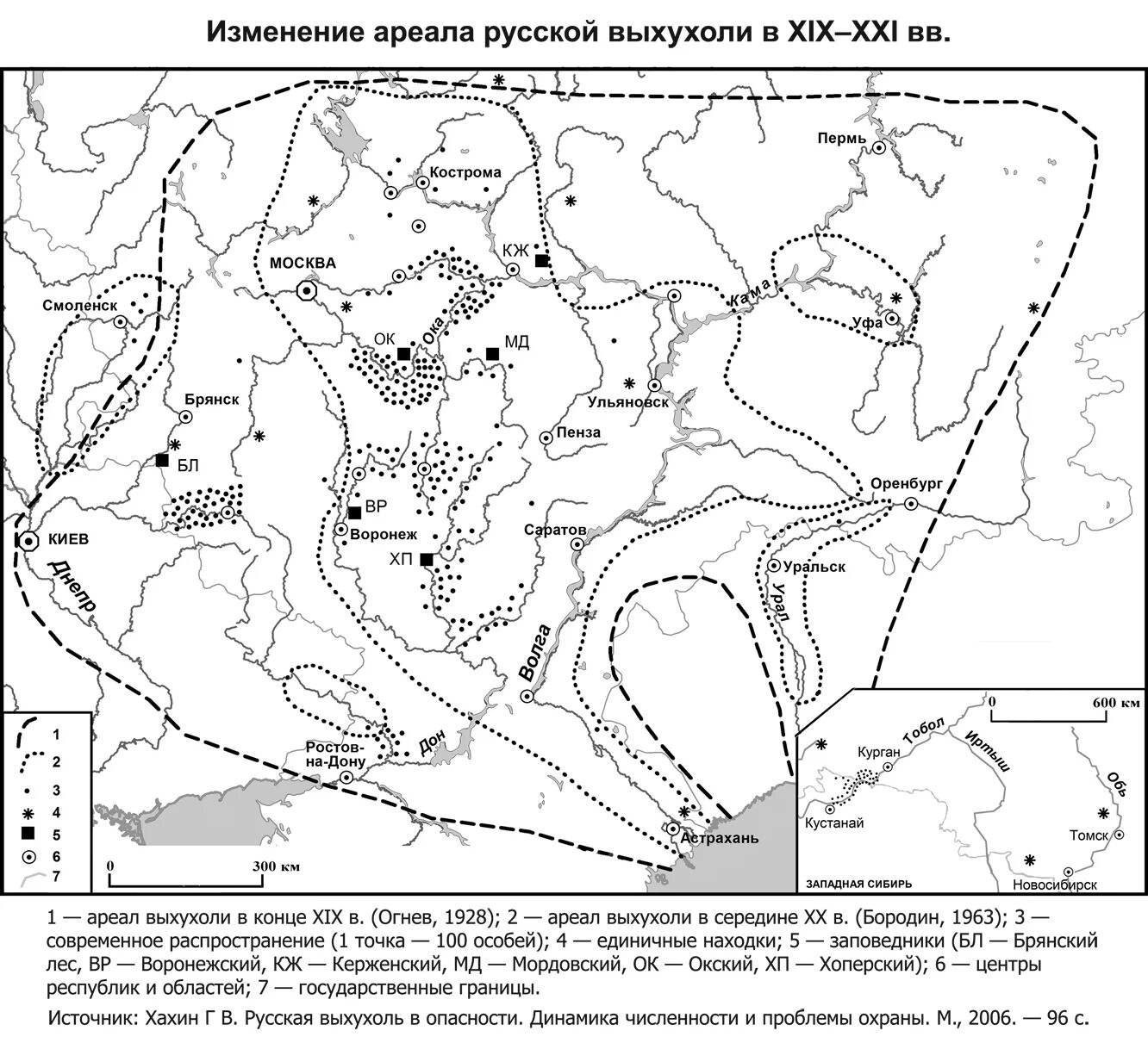 Изменение ареалов