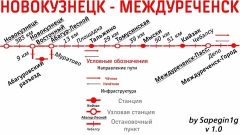 Междуреченск новокузнецк маршрут