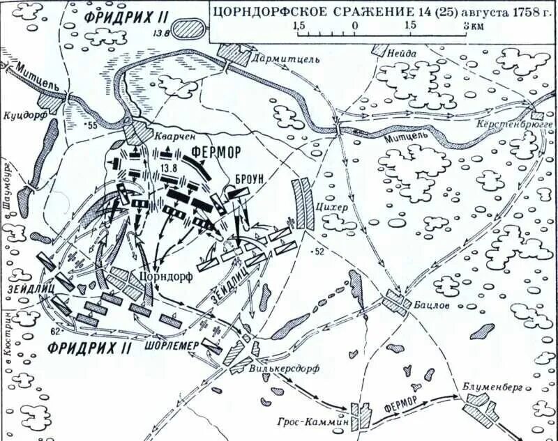 Гросс-Егерсдорфское сражение карта. Август 1758 сражение при Цорндорфе. Сражение при Цорндорфе 1758 карта. Сражение при Цорндорфе 1758.