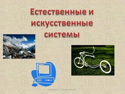 Укажите пример естественной системы