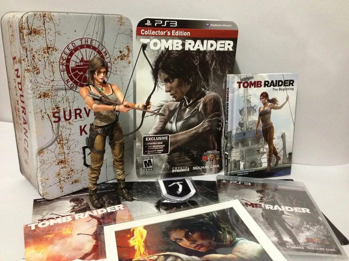 Tomb Raider/ collection Edition. Tomb Raider ps3 favorites. Shadow of the Tomb Raider Collector's Edition.