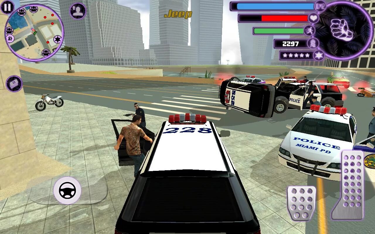 Miami Crime Simulator 2. Miami Грэмми симулятор 2. Полиция Майами игра на телефон. Miami Police Crime vice Simulator 2.6. Играть в игры маями