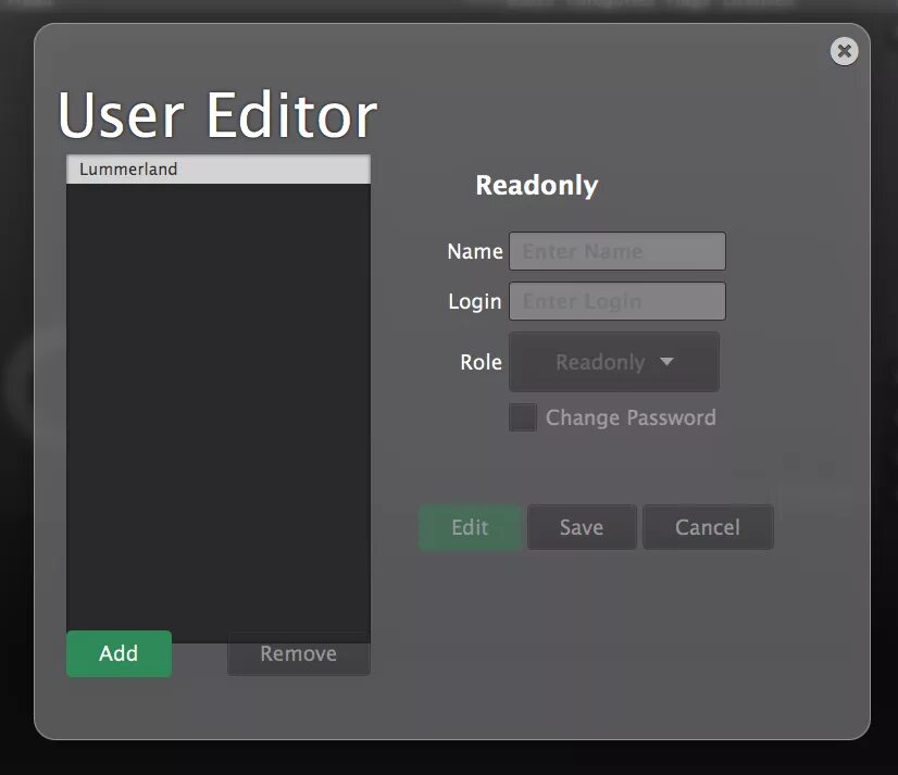 User 1 edit