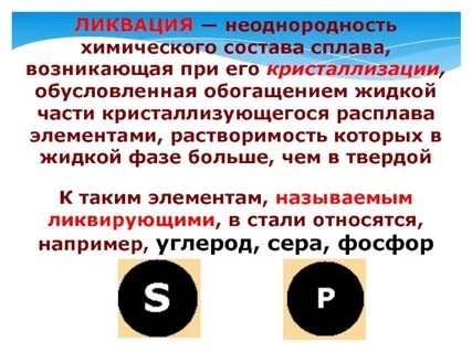 Неоднородность химического состава сплава