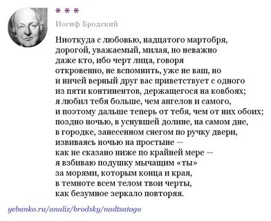 Анализ стихотворения бродского одиночество кратко