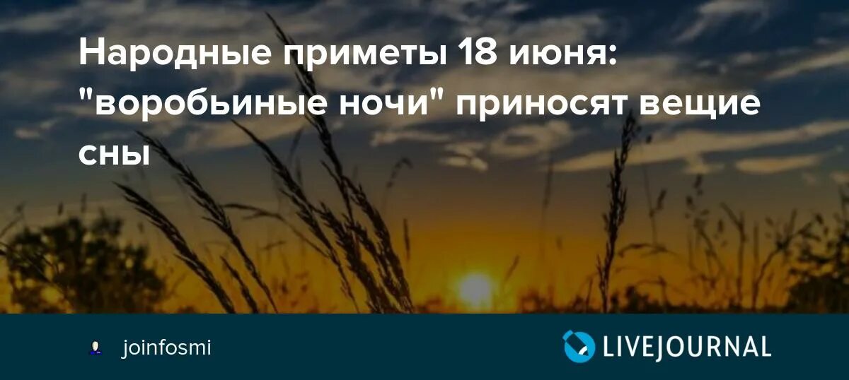 Приметы на ночь. 18 Июня приметы. Народные приметы на 18 июня. Воробьиная ночь значение.