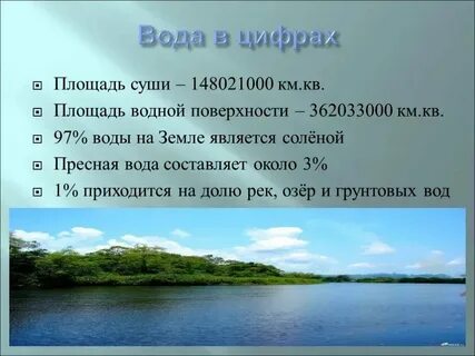 Список пресных вод