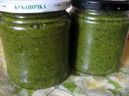 Укроп на зиму с маслом растительным