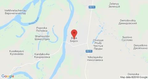 Бирск на карте