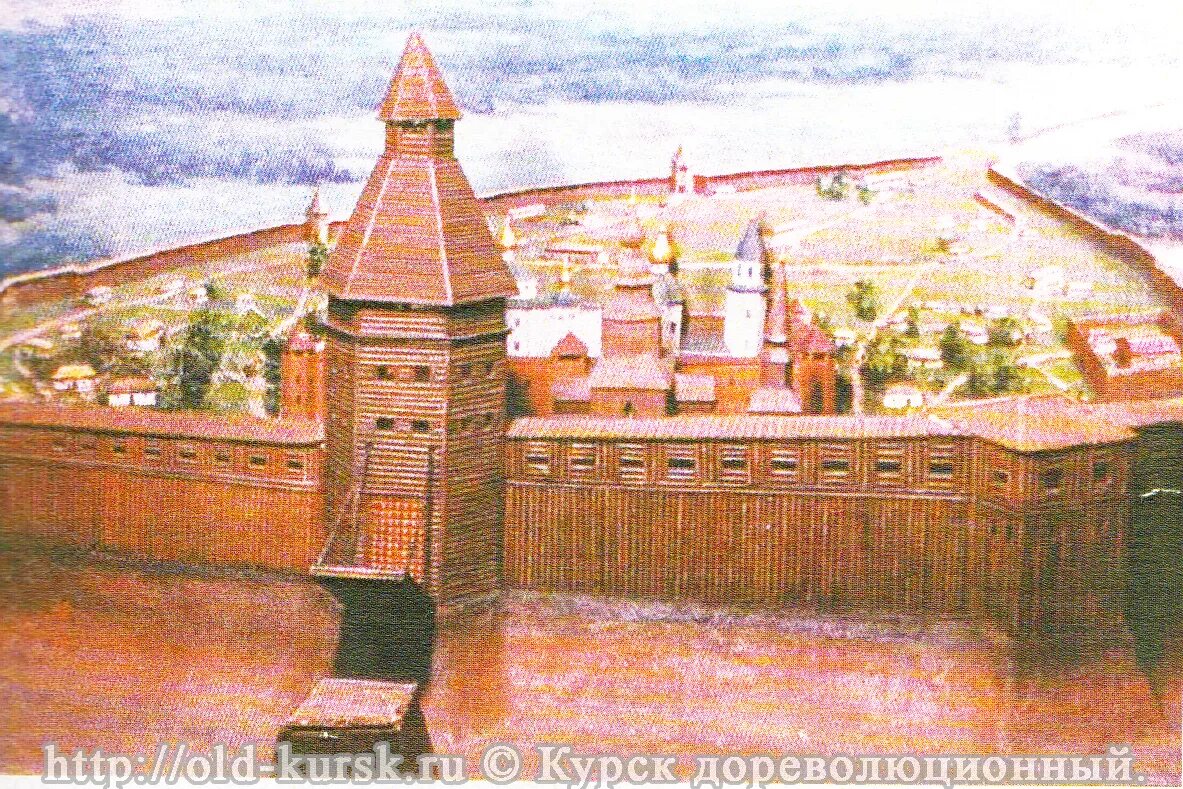 Древний курск фото Виды Курска на старой открытке Курск история и легенды нашего города