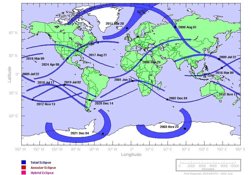 Карта солнечного затмения. Карта полных солнечных затмений. Карта солнечных затмений 21 век. Даты солнечных затмений 21 века.