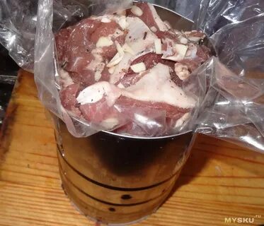 Ветчина в ветчиннице в кастрюле рецепт