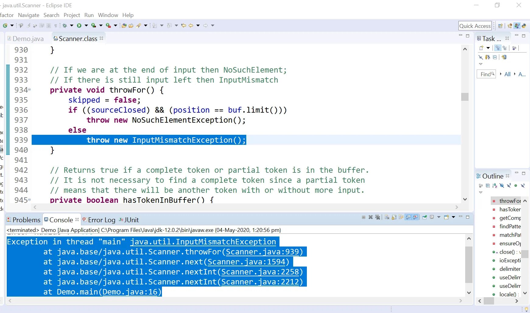 Catch java. Java util scanner. сканер строки java. исключения java. импорт сканера java.
