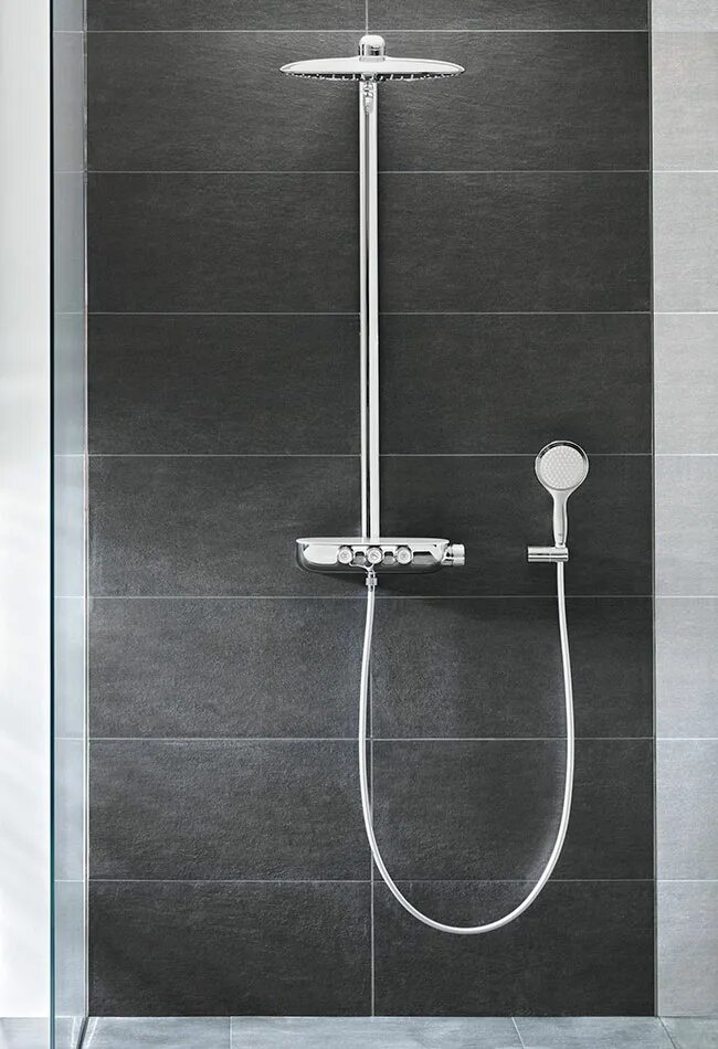 Grohe 26250000 Rainshower Smart Control душевая система. Душевая система с термостатом Grohe Rainshower 26250000. Душевая система Grohe SMARTCONTROL. 26250000 Grohe.