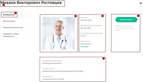 Запись на прием ленина