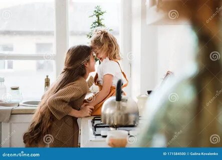 My sister in the kitchen
