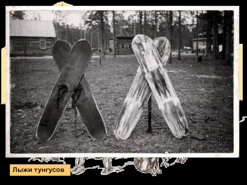 Из чего делают лыжи эвенки. Эвенки в чунском.