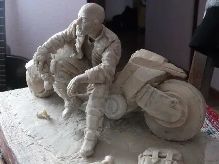 Скульптурный пластилин машина