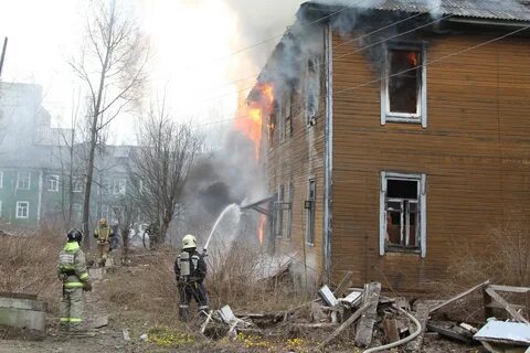Пожар в архангельске