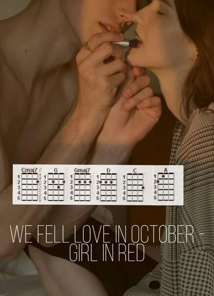 Feeling love in october. We fell in Love in October girl. We fell in Love in October текст. Love in October. Girl in Red we fell in Love in October.
