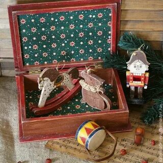 Деревянные елочные игрушки