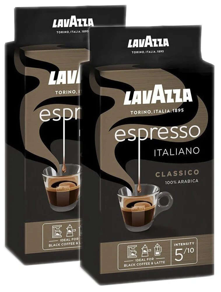 2 эспрессо. Кофе Lavazza молотый Espresso 250. Lavazza Espresso italiano Classico, 250 г. Lavazza Espresso 250 г. Кофе молотый Lavazza Espresso italiano Classico, 250 грамм - 2 шт.