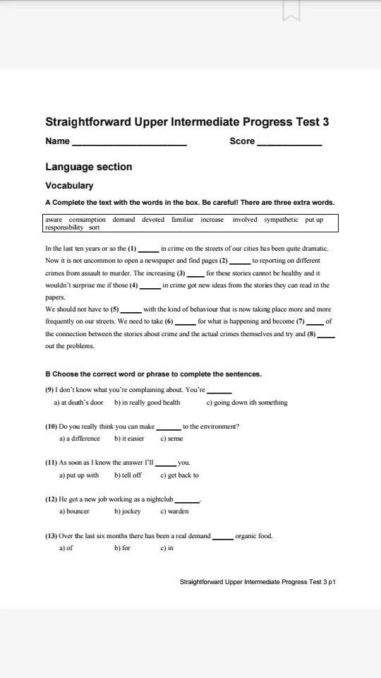 Intermediate progress test 1. Intermediate test unit 1. тест upper intermediate. straightforward intermediate test. straightforward upper intermediate.