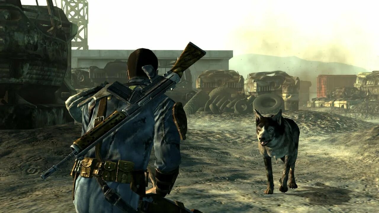 Fallout rutor. Fallout 3 игра. фоллаут 3 гонки. fallout 3 ps3. fallout 3 псина.