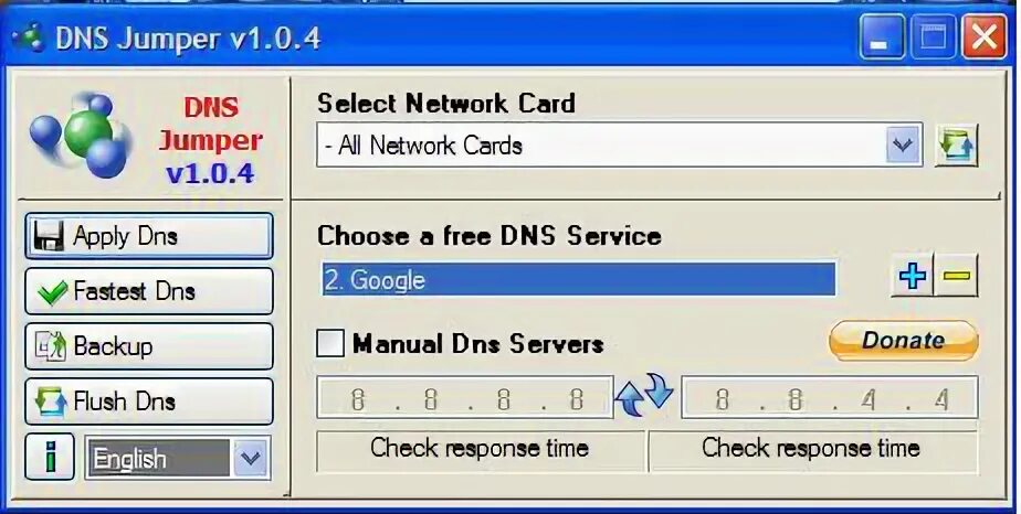 DNS Jumper. Net Jumper. Джампер сети. Select network