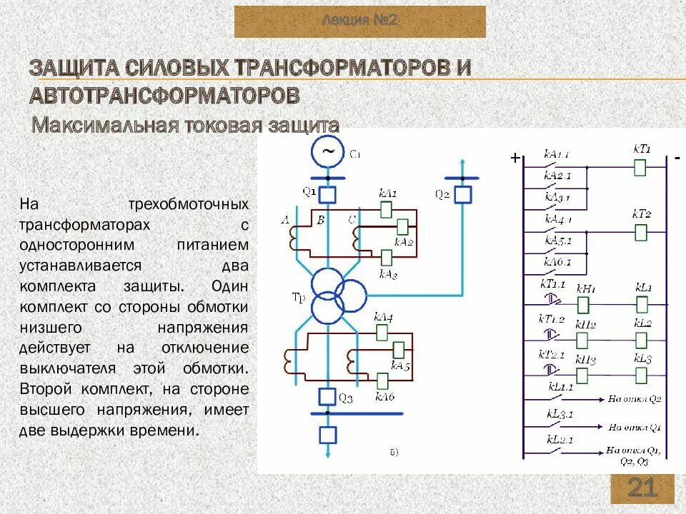 Схемы защиты трансформатора. Релейная защита трансформатора 110/10 схема. Схема релейной защиты силового трансформатора. Трехобмоточного трансформатора защита схема. Релейная защита силовых трансформаторов 6-10.